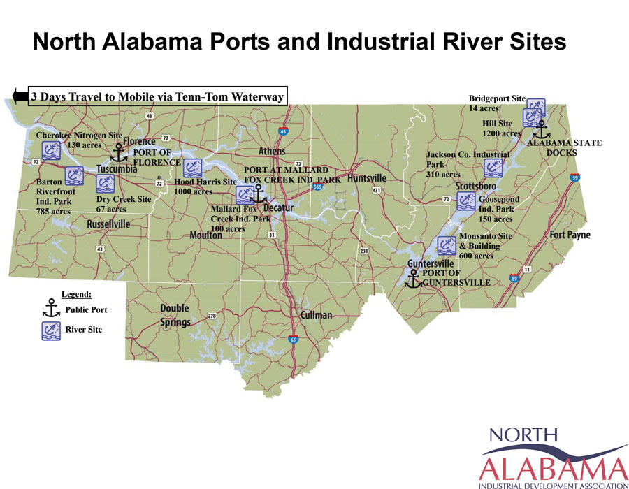 North Alabama Ports